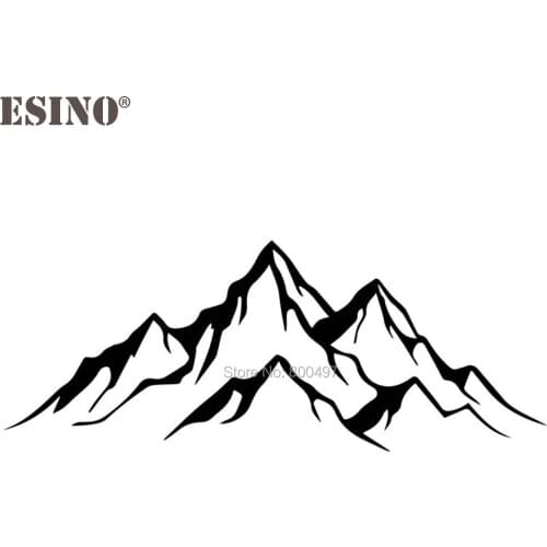 Car Styling Adventures Favorite Mountain Pattern Auto Decal Car Sticker Motorcycle Bumper Body Decal Creative Pattern Vinyl