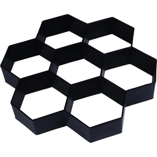 One Piece Garden Concrete Molds Paving Brick For DIY Plastic Path Maker Mold Paving Cement 30*30*4cm HFing