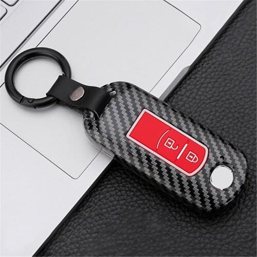 Carbon Fiber Car Remote Key Case Fob Cover for Mazda CX-5 CX5 CX 5 2 3 6 Atenza Axela CX-7 CX-9 2015 2016 2017 2018 Smart Case