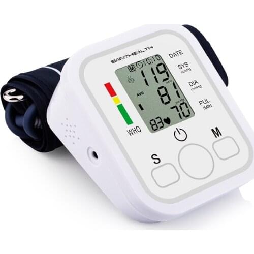 English Automatic Arm Type Electronic Blood Pressure Monitor For Home English Medical Voice Broadcast