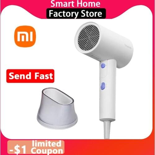 Xiaomi ShowSee Hair Dryer A4-W Negative Ion Hair Care 1800W Quick Dry Portable Hairdryer Diffuser Ionic Folding Hair Dryer