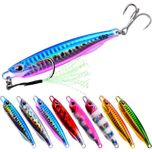 Trout Jigging Lure Jigs Saltwater Lures 10g Trolling Hard Bait Bass Fishing Bait Tackle 2021 Metal Jig Fishing Lure Weights