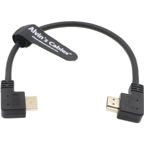 Alvins Cables Z Cam E2 L Shape 4K 60P HDMI-compat Cable for Atomos Shinobi Ninja V Monitor and Portkeys BM5 High Speed