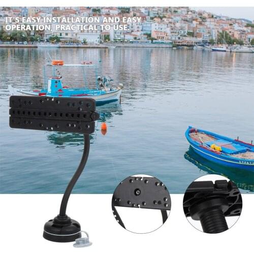 Fish Finder Bracket 360 Degree Electronic Fishfinder Mount Base GPS Electronics Mount Holder Universal Plate Kayak Accessories