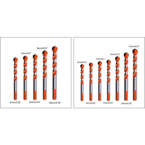 T3EC Multifunctional Drill Bits Ceramic Glass Punching Hole Working Sets