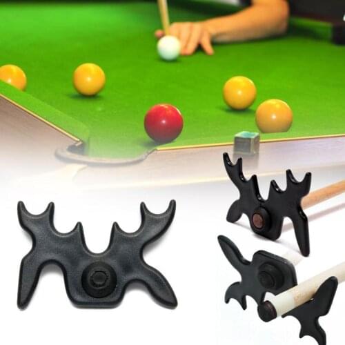 Billiards Cue Rack Bridge Head Cross Antlers Rod Stick Frame Pole Holder