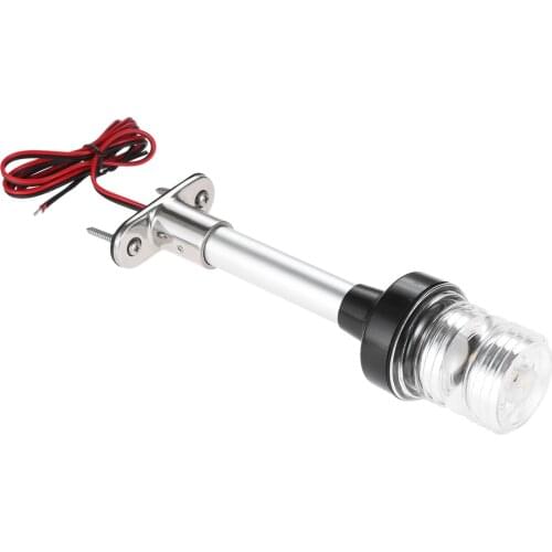 10" White Light LED Marine Boat Navigation Light Yacht Waterproof Stern Anchor Light DC12~24 V Sailing Signal Light 4000~4500K