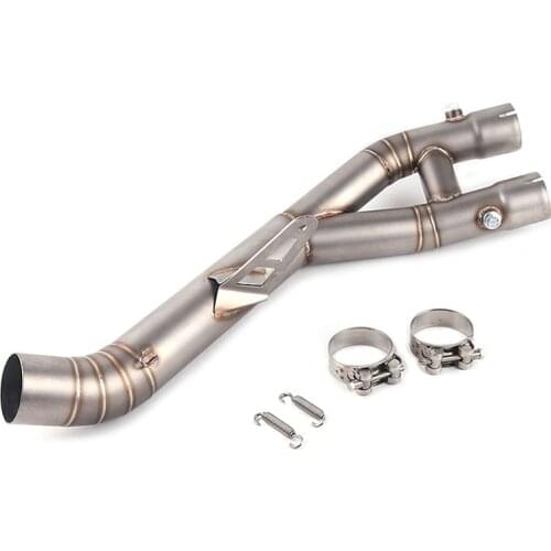 Motorcycle Exhaust Pipe Escape For Yamaha R1 YZF R1 MT10 FZ10 MT FZ 10 2015-2019 Modified Middle Connecting Silp On Muffler Tube