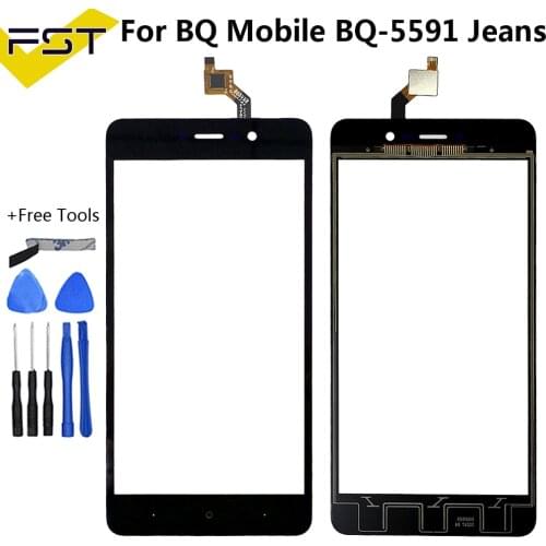 5.5''For BQ Mobile BQ-5591 Jeans BQS5591 BQ-5591 BQ 5591 Touch Panel Touch Screen Digitizer Sensor No LCD Touch Glass Lens+Tools