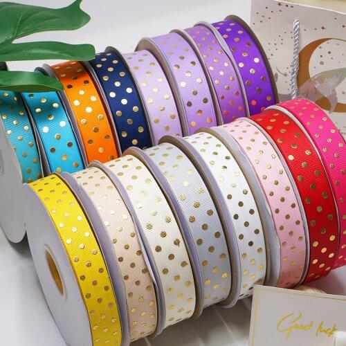 Free shipping 50 yard 22mm foil ribbon printed grosgrain ribbon E1200561