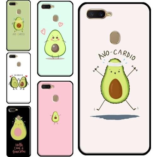Funny Floral Avocado Unicorn Case For OPPO A52 A72 A15 A91 A1K A3S A5S A5 A9 A53 A31 2020 Find X2 X3 Pro F5 F7 Cover