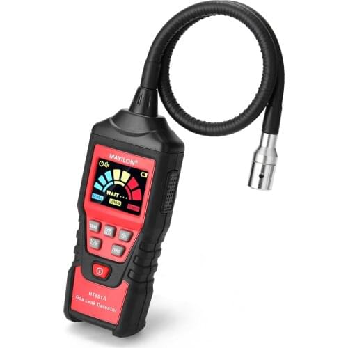 HT601A HT601B Digital Gas Analyzer Gas Leak Detector PPM Meter Combustible Flammable Natural Tester Sound Light Alarm 9999 PPM