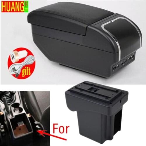 For Chevrolet NIVA Armrest Retrofit parts Car Armrest box Storage box car Interior accessories Charging with USB