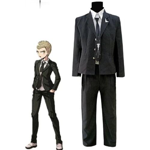 Anime Kuzuryuu Fuyuhiko Cosplay Uniform Suits Super DanganRonpa Costume Outfit Dangan Ronpa Halloween Costumes for Women Men