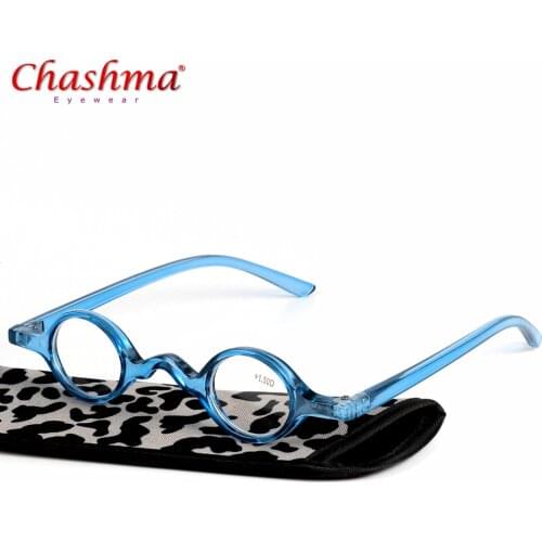 Mini Round Reading Glasses mens and womens diopter + 1.0 1.5 2.0 2.5 3.0