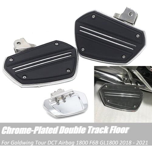 New Motorcycle Chrome-Plated Double Track Floor For Honda Goldwing Tour DCT Airbag 1800 F6B GL1800 2018 2019 2020 2021