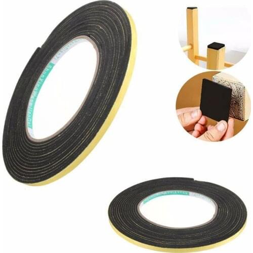 5mm single-sided adhesive waterproof and weatherproof strip foam sponge adhesive tape window door seal