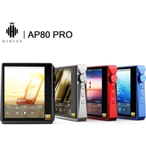Hidizs AP80 PRO Hi-Res Portable Music Player Dual ESS9218P Bluetooth MP3 USB DAC DSD64/128 Apt-X/LDAC Support FM Step Counter
