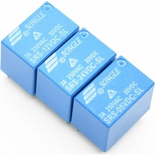 Relays 4100 SRS-05VDC-SL SRS-12VDC-SL SRS-24VDC-SL 5V 12V 24V 3A A set of conversions 6PIN