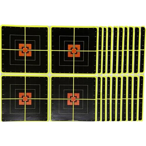 Pack of 10 Paper Targets for 100 Yards , for Observation