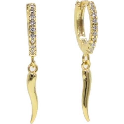 Fashion Women Cute Chili Pepper dangle Earrings gold silver color Korean Statement Dangle long bar Earring for Girls Gift Party