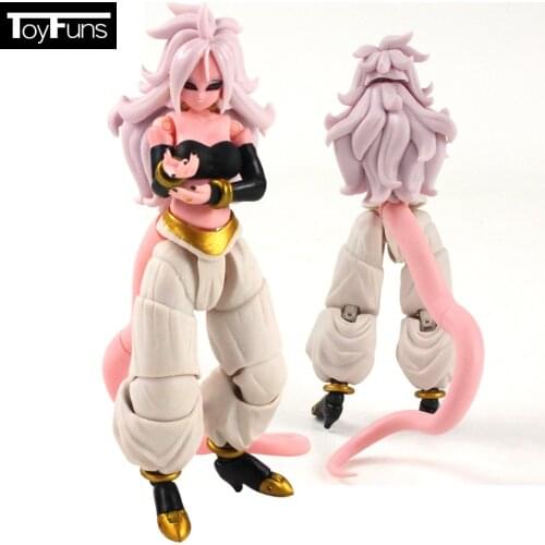 15cm Anime Pink Body Girl Anime Figures Magic Movable FIGHTER SHF Action Figurine Model Toys