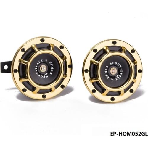2 pieces Loud Air Horn Compact for Motorcycle Car Siren Dual Tone Electric Pump auto horn EP-HOM052-AF
