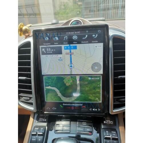 2 Din car radio Android stereo receiver For-Porsche cayenne 2012-2018 GPS navigation audio multimedia MP3 player Vertical Screen