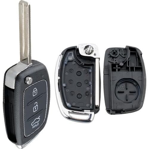 Car Auto Key Case Replacement 3 Buttons Car Remote Key Shell Fit for Hyundai Mistra Santa Fe Sonata Tucson Accent I30 I40 I45