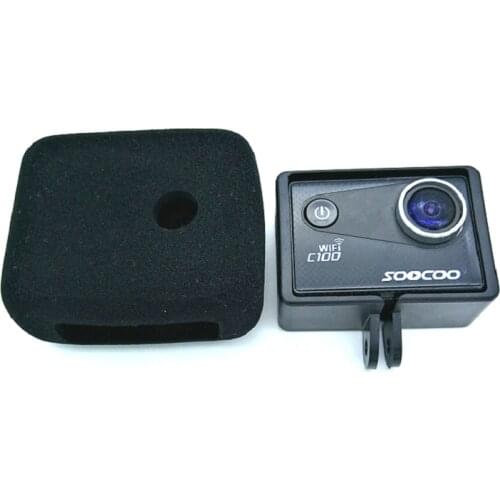 Reduce Wind Noise Sjcam Sj8/7/6/5000 Slayer Case Windscreen Windshield Sponge Frame Cover SOOCOO C30/S300 H9R Camera Accessories