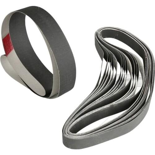 GTBL 15PCS 1 Inch X 30 Inch 600/800/1000 Grit Sanding Belts Grinding Polishing Aluminum Oxide