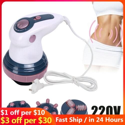 Infrared Massage Electric Body Massager Tool 4 In 1 Electric Anti-cellulite Machine Women Weight Loss Slimming Beauty Massage