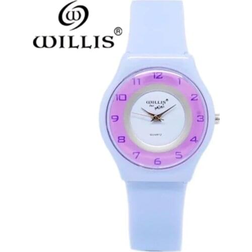 WILLIS Brand quality Brand Fashion Simple Candy Color Casual Quartz Watch Men Women Watches Silicone Sport Wristwatches 7 colors