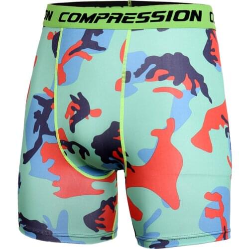 Summer Camouflag Running Shorts GYM Short Pants Quick-drying Stretch Football Trousers Jogging Compression Tights Fitness Men