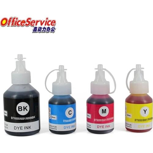 BT6000 BT5000 BT5009 BT6001BT6009 Refillable dey ink for brother DCP-T300 DCP-T500W DCP-T700W MFC-T800W printer
