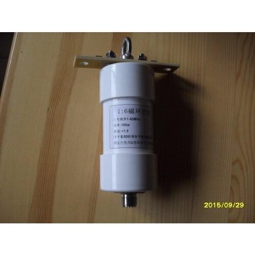 NEW 1PC 1: 6 balun / 150w shortwave antenna with / 50 ohm to 300 ohms