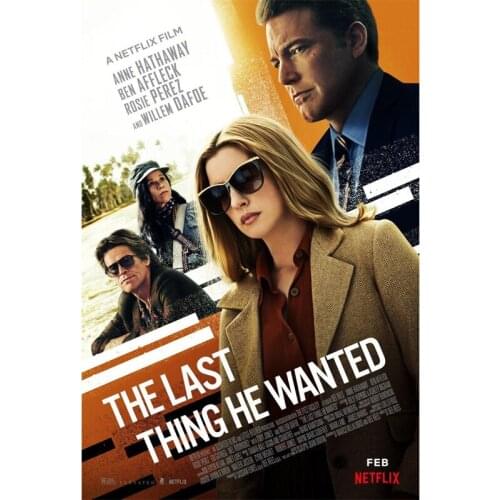 D0902 The Last Thing He Wanted Movie Silk Fabric Poster Art Decor Indoor Painting Gift