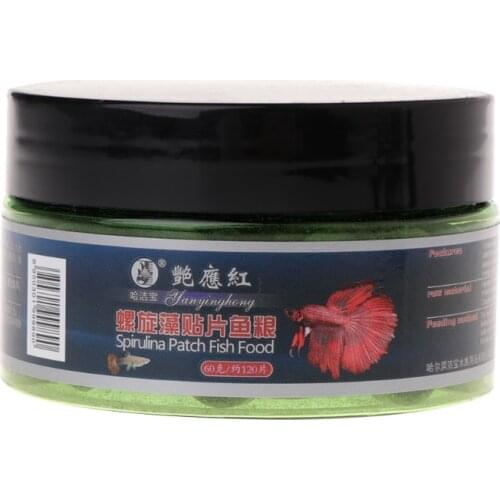 Fish Food Tablet Spirulina Algae Aquarium Pills Fish Tank Tropical Catfish Wafer85WC