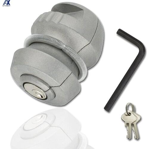 Universal Zinc Alloy Trailer Coupling Lock Hitch Ball Lock Anti Theft Device For Caravan Tow Rv Car Lock Trailer Accessories