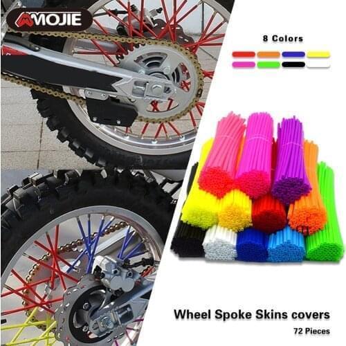 Universal Mototrcycle Dirt Bike Wheel Spoke Skins Enduro Off Road Rim For Husqvarna TE FE 125 250 300 350 449 450 480 501 EXC SX