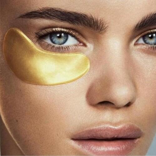 Gold Collagen Eye Mask Face Anti Wrinkle Gel Sleep Gold Mask Eye Patches Collagen Moisturizing Eye Mask Eye Care