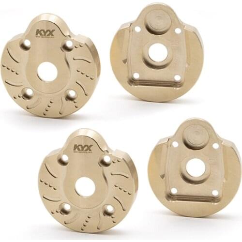 1 pair Portal Brass Axle Drive Housing for 1/10 Axial SCX10 III RC Car Upgrade Parts Accessories