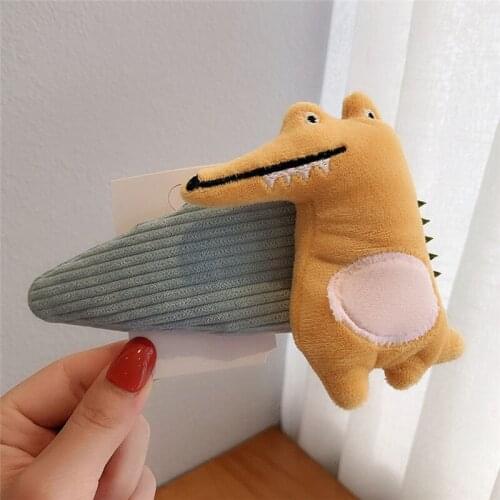 1Pc Cute Large Size Faux Fur Hair Clips Plush Hairpins Cartoon Autumn Winter Soft Cartoon Barrettes Hair Accessories Bangs Clips