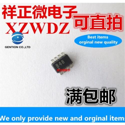 10pcs 100% orginal new real stock OPA2348AIDCNR OPA2348 silk screen B48 SOT23-8 chip