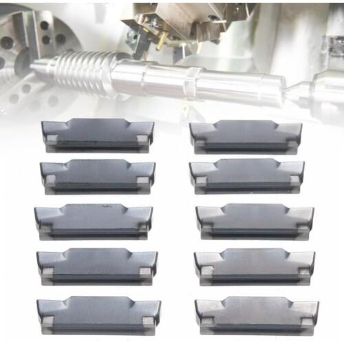 10Pcs/Box MGMN400-M Compact CNC Grooving Blade Chipbreaker Design High Adaptability Hard Grooving Cutting Insert for MGEHR