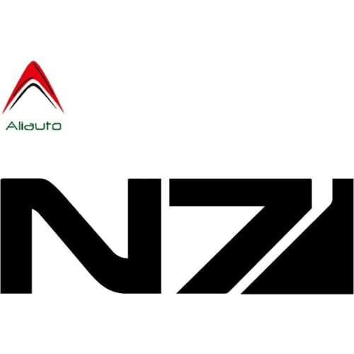 Aliauto Creative Car Sticker Mass Effect N7 Adhesive Originality Vinyl Motorcycles Accessories Reflective Decal,15cm*4cm