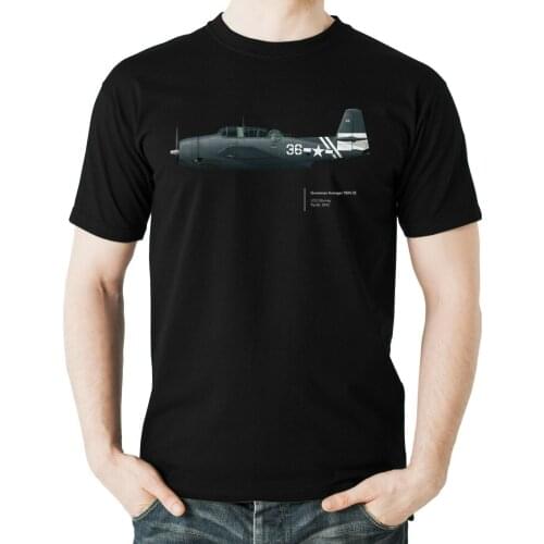 Aviation Themed Grumman Avenger TBM-3E American Torpedo Bomber T-Shirt. Summer Cotton Short Sleeve O-Neck Mens T Shirt New S-3XL