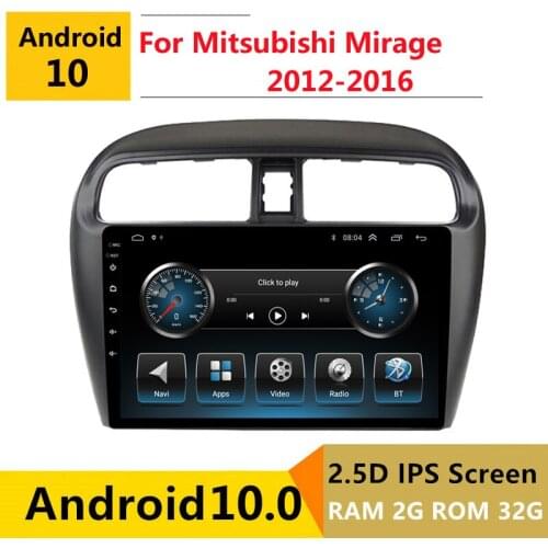 2G RAM Android car stereo for Mitsubishi Mirage Attrage 2012 2014 2015 - 2018 radio navigation GPS Multimedia Player headunit