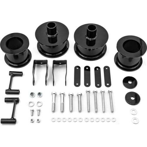 Car Accessories 3" Front+ 3" Rear Full Lift Kit + Shock Extenders Iron Bright Black For 2007-2018 Jeep Wrangler JK 2WD/4WD