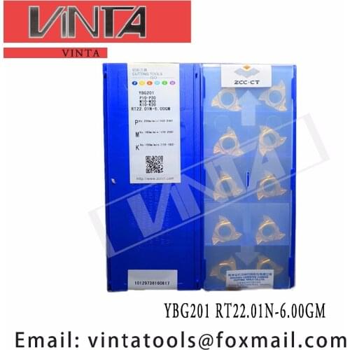 Free shipping high quality 10pcs/lots YBG201 RT22.01N-6.00GM cnc carbide turning inserts
